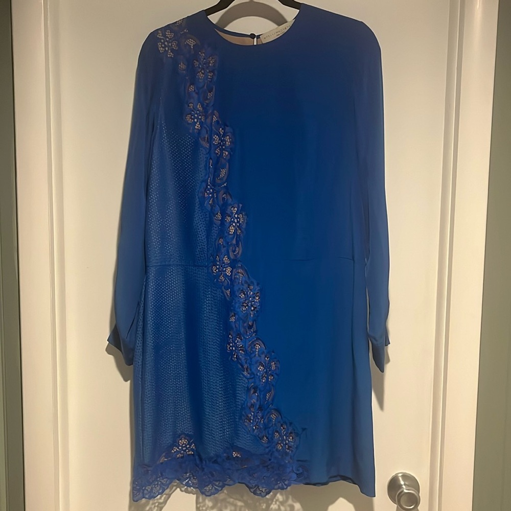 Stella McCartney Electric Blue Silk Dress